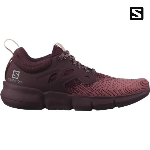 Burgundy Salomon Predict Soc 2 Women's Running Shoes | IE UV6731